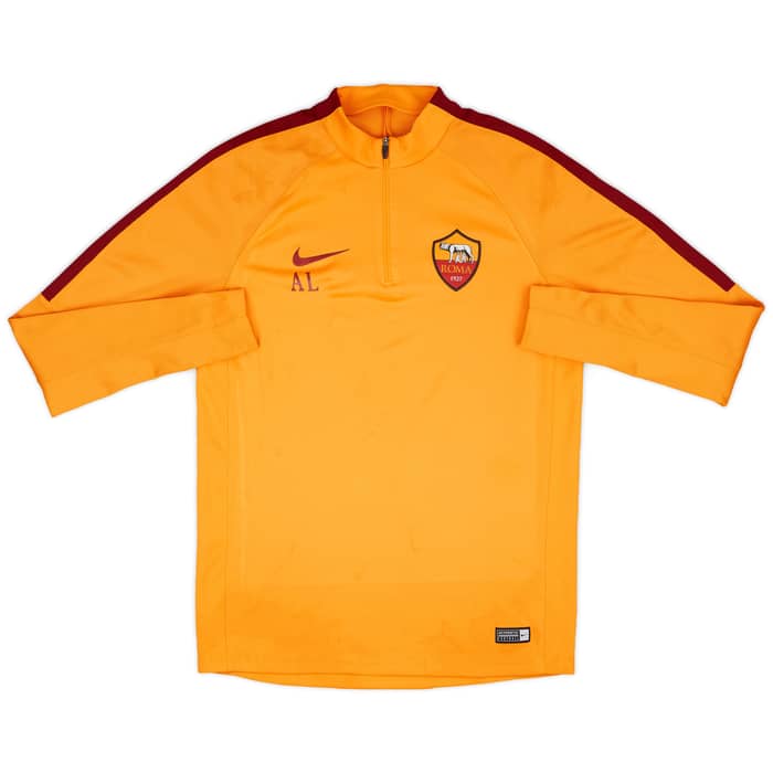 2016-17 Roma Nike Staff Issue 1/4 Zip Drill Top AL - 4/10 - (M)