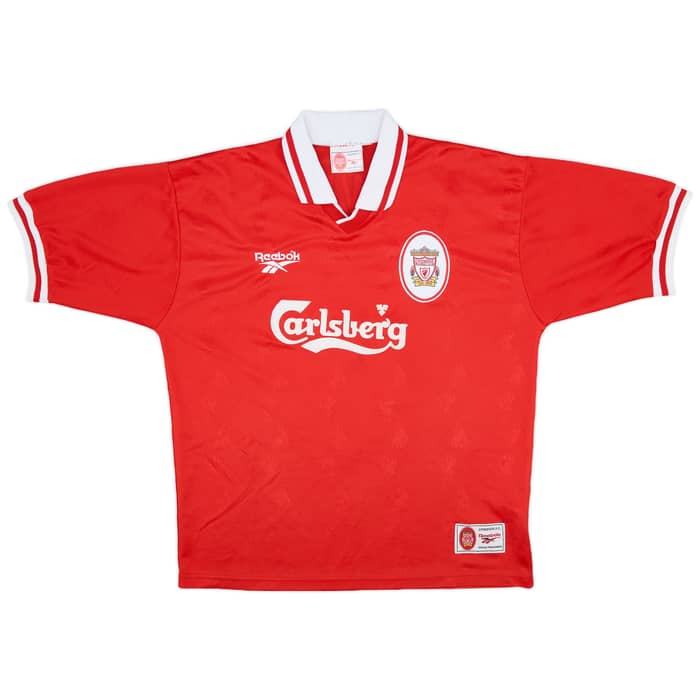 1996-98 Liverpool Home Shirt Owen #18 - 8/10 - (L)