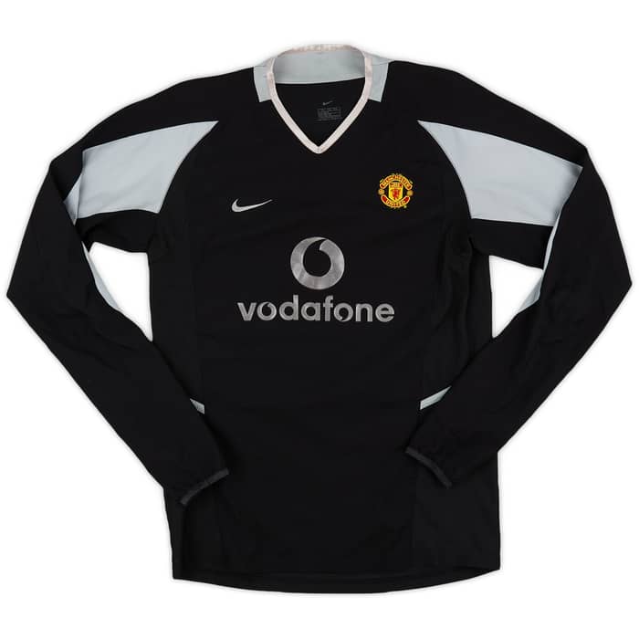 2002-04 Manchester United GK Shirt Barthez #1 - 8/10 - (XL.Boys)
