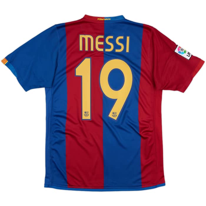 2006-07 Barcelona Home Shirt Messi #19 - 5/10 - (S)