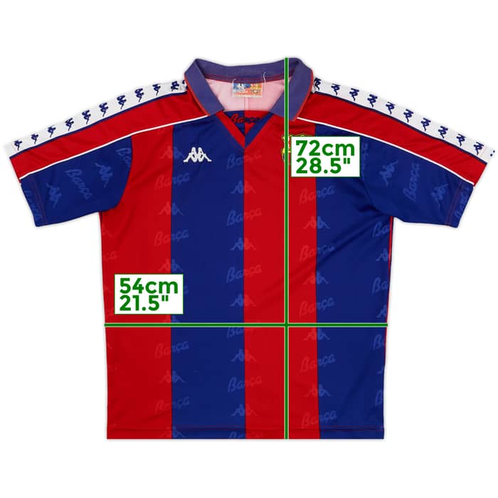 1992-95 Barcelona Home Shirt - 8/10 - (L)