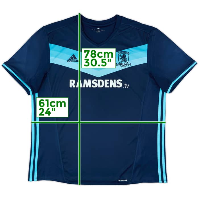 2016-17 Middlesbrough Away Shirt - 8/10 - (XL)