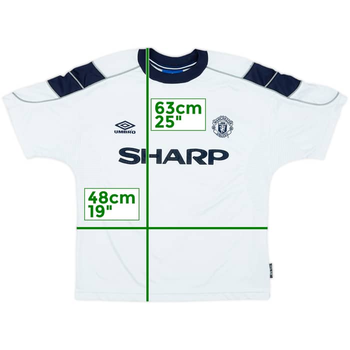 1999-00 Manchester United Third Shirt - 8/10 - (Y)