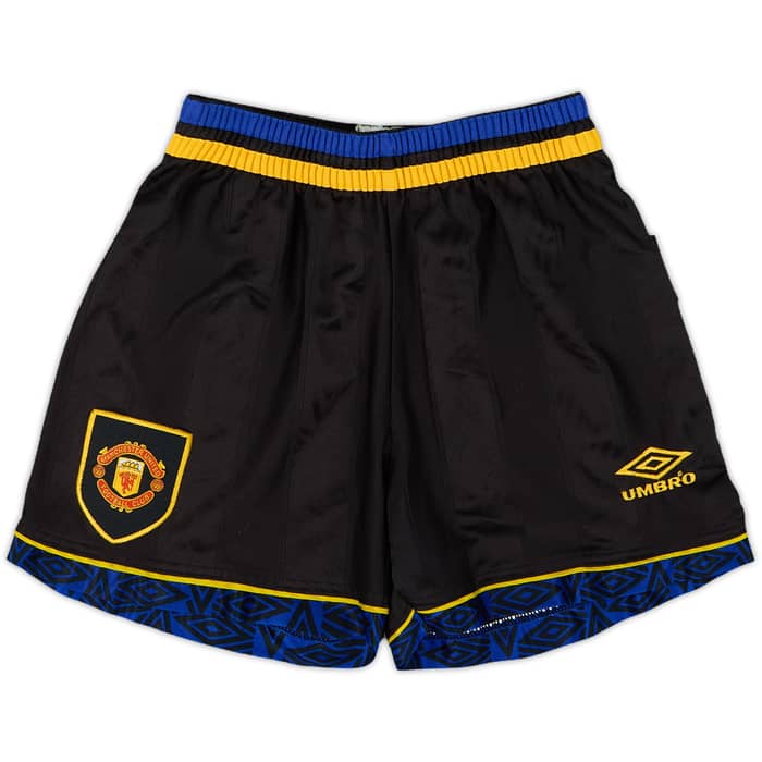 1993-95 Manchester United Away Shirt & Shorts Cantona #7 - 8/10 - (S)