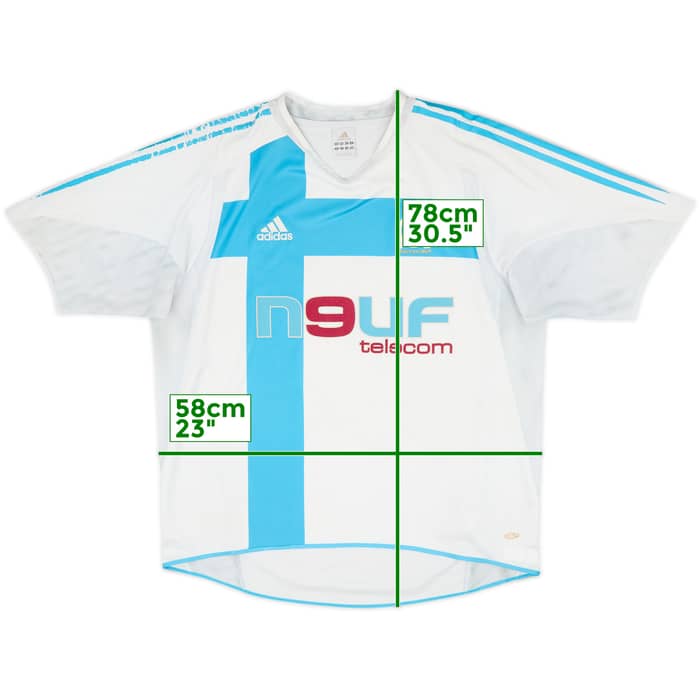 2004-05 Olympique Marseille Home Shirt - 5/10 - (L)