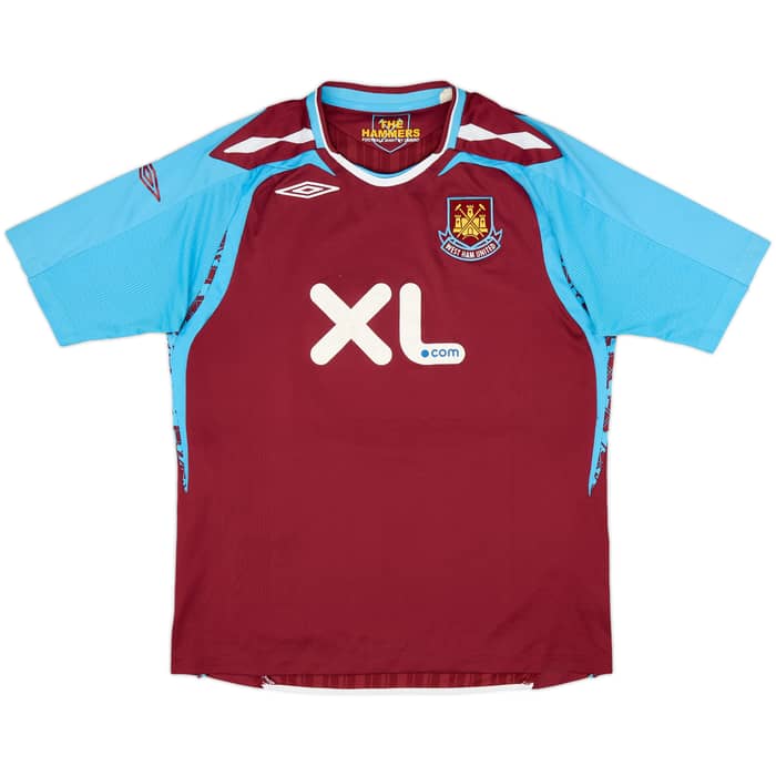 2007-08 West Ham Home Shirt Noble #16 - 7/10 - (L)