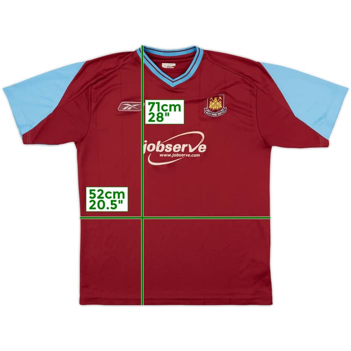2003-05 West Ham Home Shirt - 7/10 - (L)