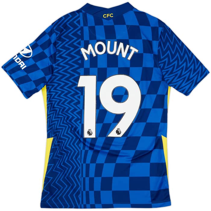 2021-22 Chelsea Home Shirt Mount #19 - 6/10 - (S)