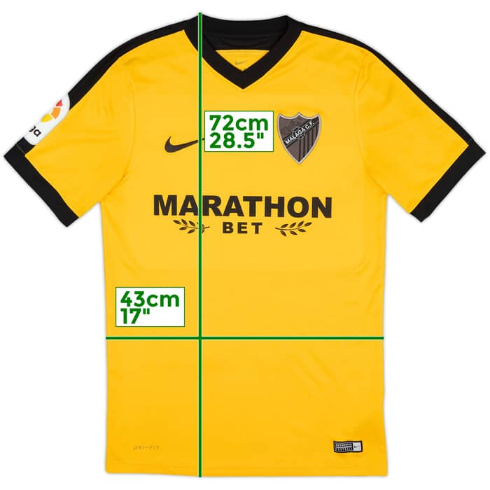 2016-17 Malaga Away Shirt - 8/10 - (S)