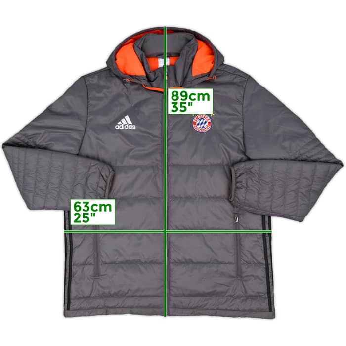 2016-17 Bayern Munich adidas Padded Bench Coat - 10/10 - (XL)