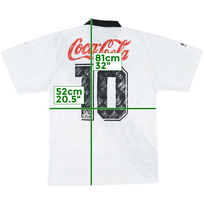 1993 Vasco da Gama Away Shirt #10 - 7/10 - (L)