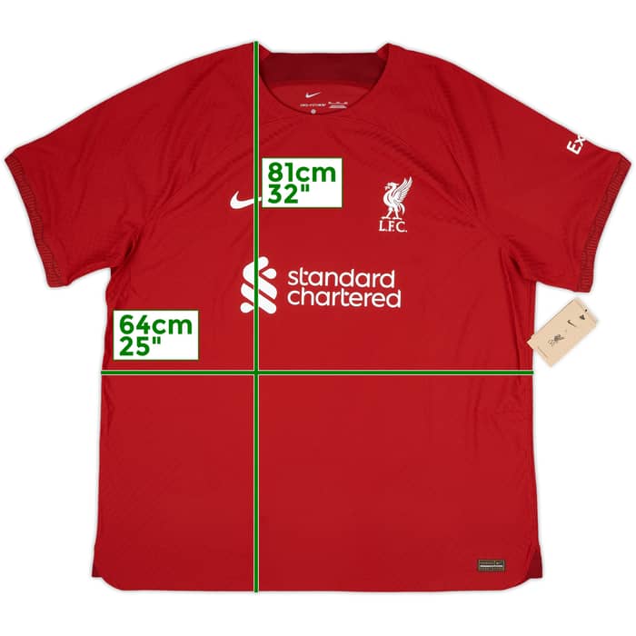 2022-23 Liverpool Authentic Home Shirt M.Salah #11 (XXL)