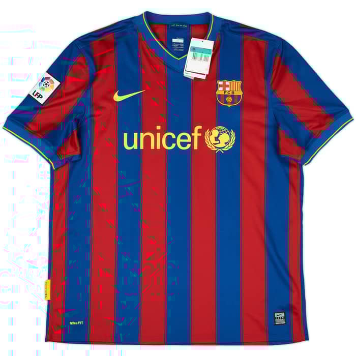 2009-10 Barcelona Home Shirt Ibrahimovic #9 (XL)
