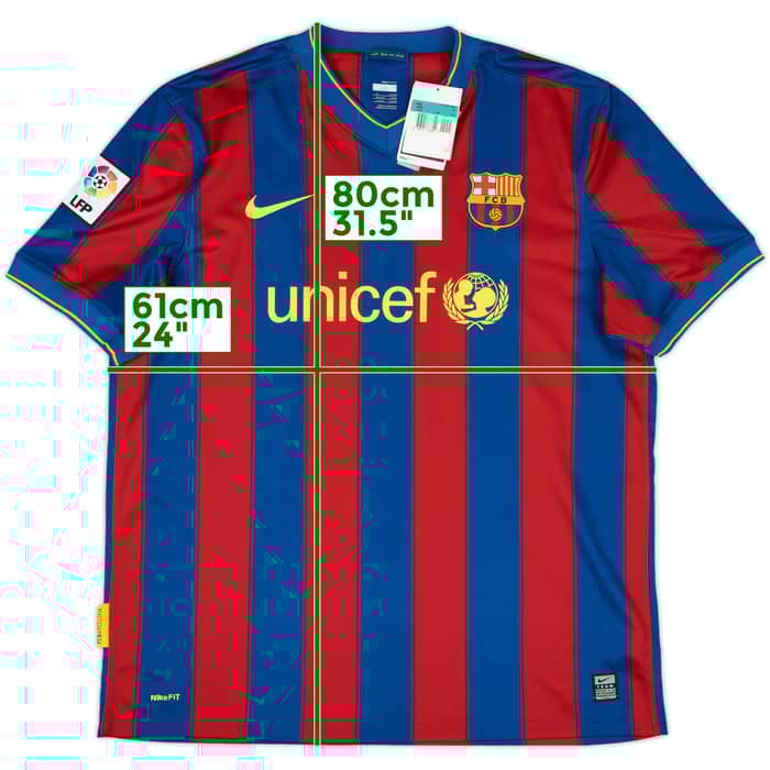 2009-10 Barcelona Home Shirt Ibrahimovic #9 (XL)