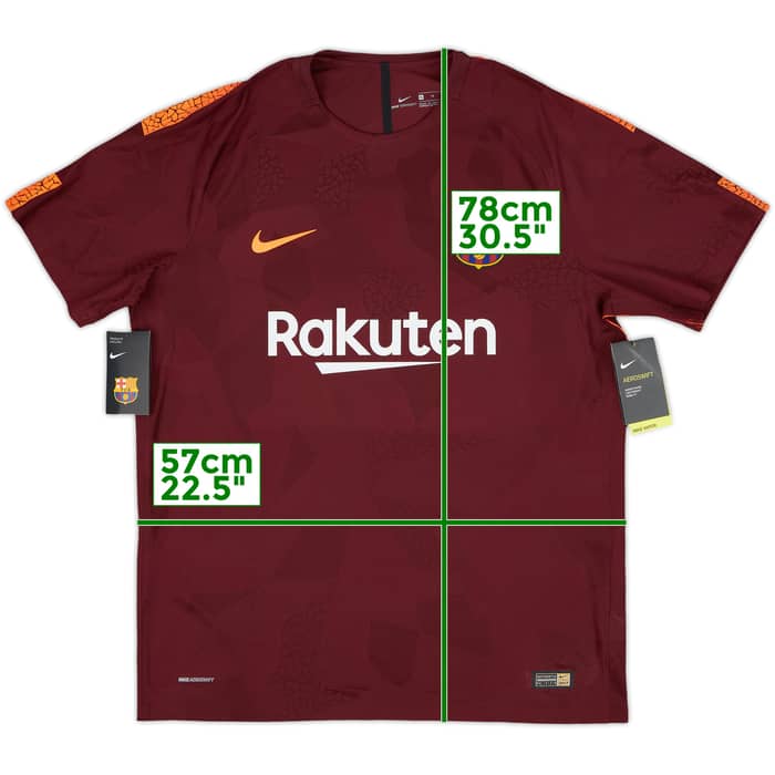 2017-18 Barcelona Authentic Third Shirt Suarez #9 (XL)