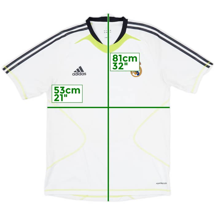 2010-11 Real Madrid adidas Formotion Training Shirt - 10/10 - (L/XL)