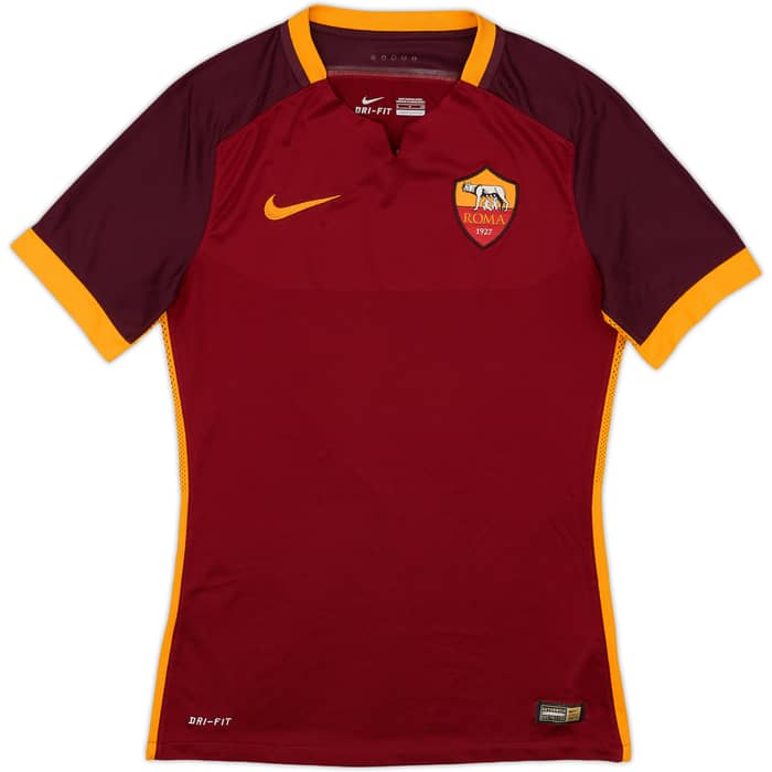 2015-16 Roma Authentic Home Shirt - 4/10 - (S)