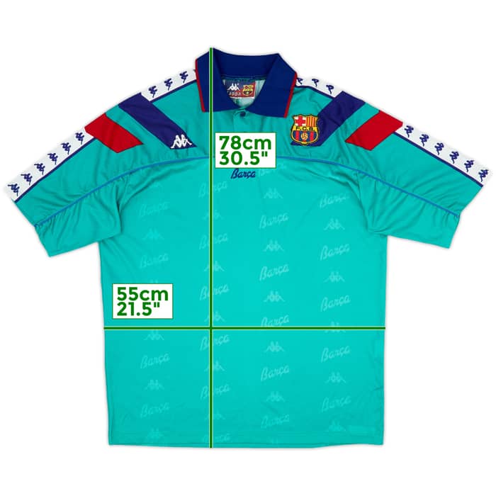 1992-95 Barcelona Away Shirt - 9/10 - (XL)