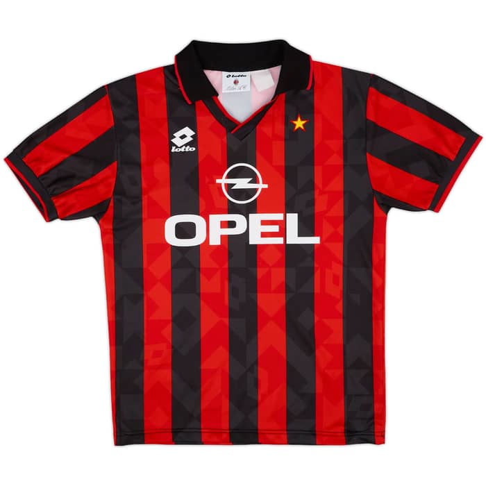 1994-95 AC Milan Home Shirt - 9/10 - (L)