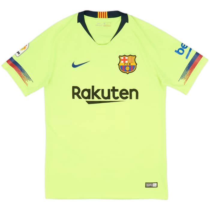 2018-19 Barcelona Away Shirt Messi #10 - 6/10 - (S)