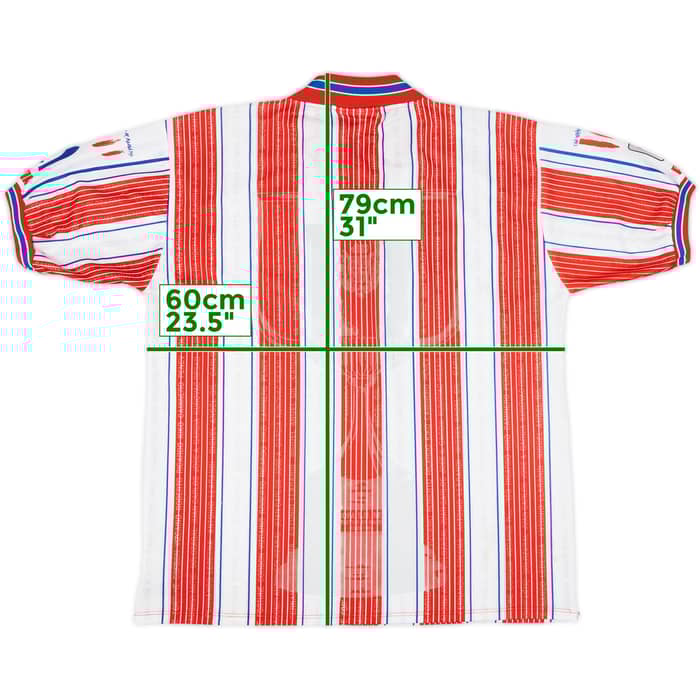 1995-96 Atletico Madrid Copa Del Rey Final Shirt - 8/10 - (L)