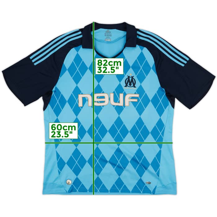 2008-09 Olympique Marseille Away Shirt Ben Arfa #20 - 6/10 - (XXL)
