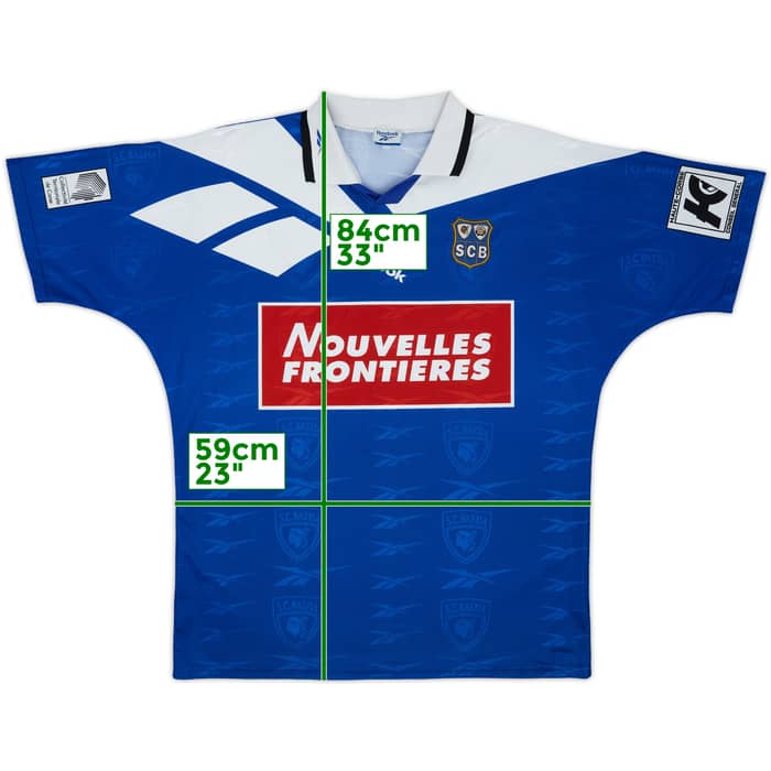 1995-96 Bastia Home Shirt - 7/10 - (XL)