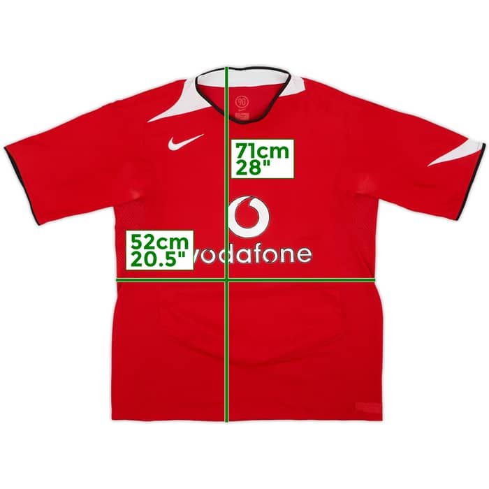 2004-06 Manchester United Home Shirt - 5/10 - (M)