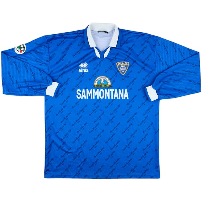 1998-99 Empoli Match Issue Home L/S Shirt Chiappara #19