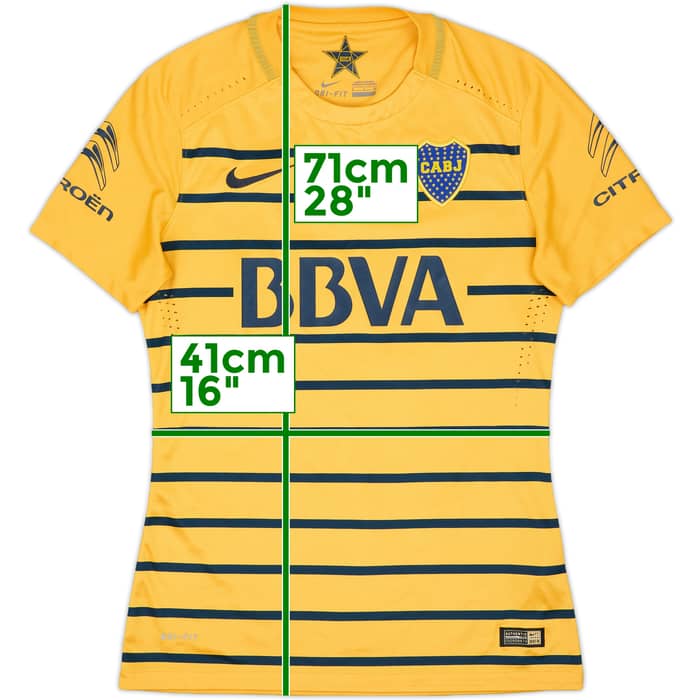 2015-16 Boca Juniors Authentic Away Shirt - 8/10 - (S)