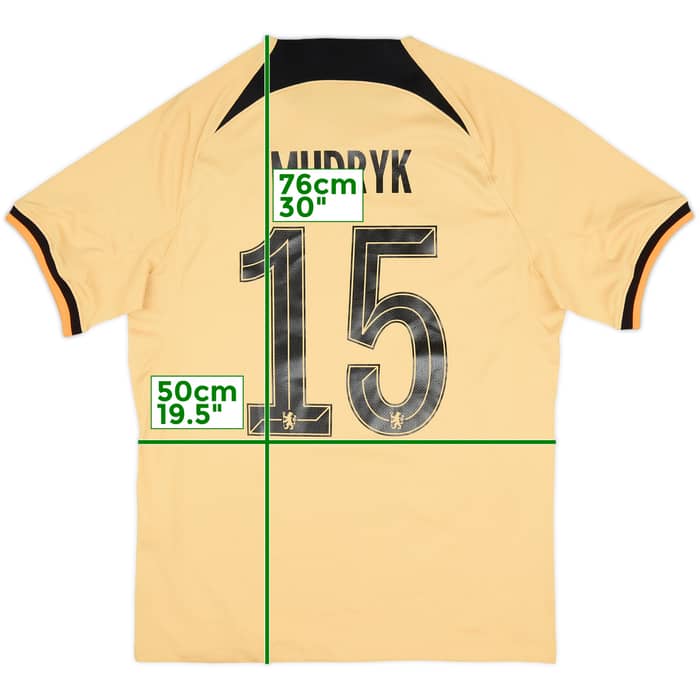 2022-23 Chelsea Third Shirt Mudryk #15 - 9/10 - (M)
