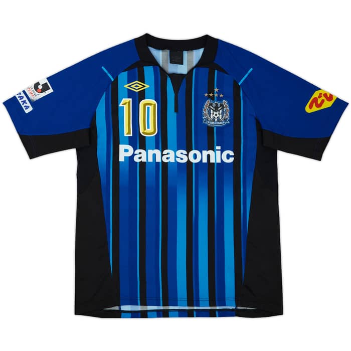 2013 Gamba Osaka Home Shirt Futagawa #10 - 5/10 - (L)