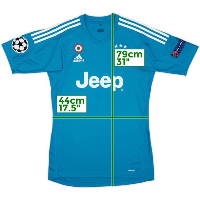 2017-18 Juventus GK S/S Shirt Buffon #1 - 7/10 - (S)