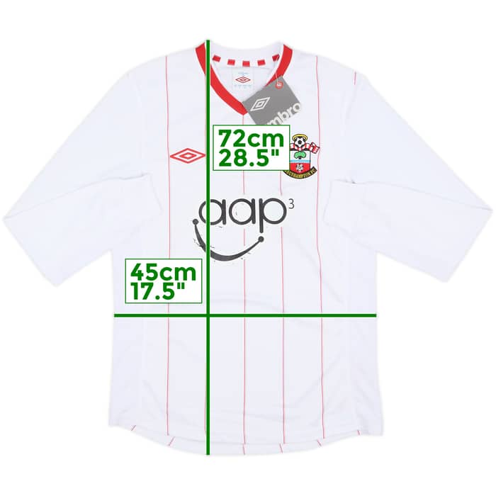 2012-13 Southampton Away L/S Shirt (S)