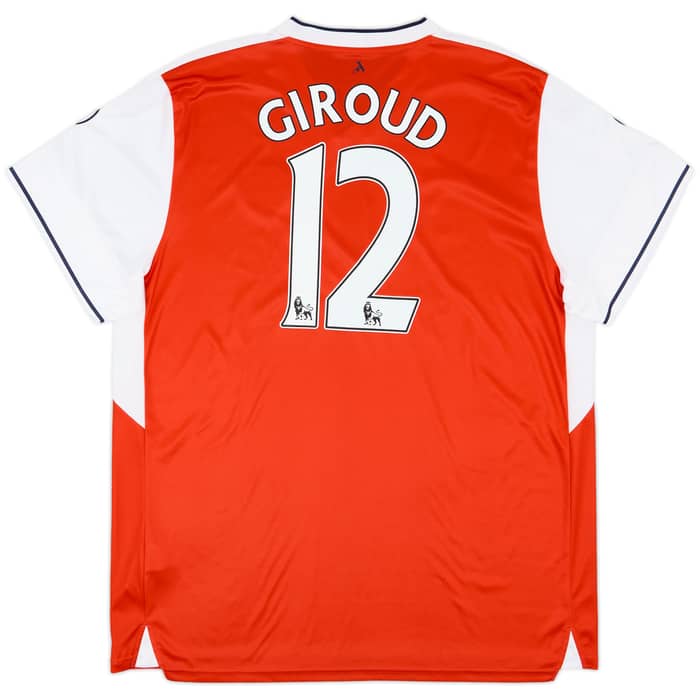 2016-17 Arsenal Home Shirt Giroud #12 - 8/10 - (3XL)