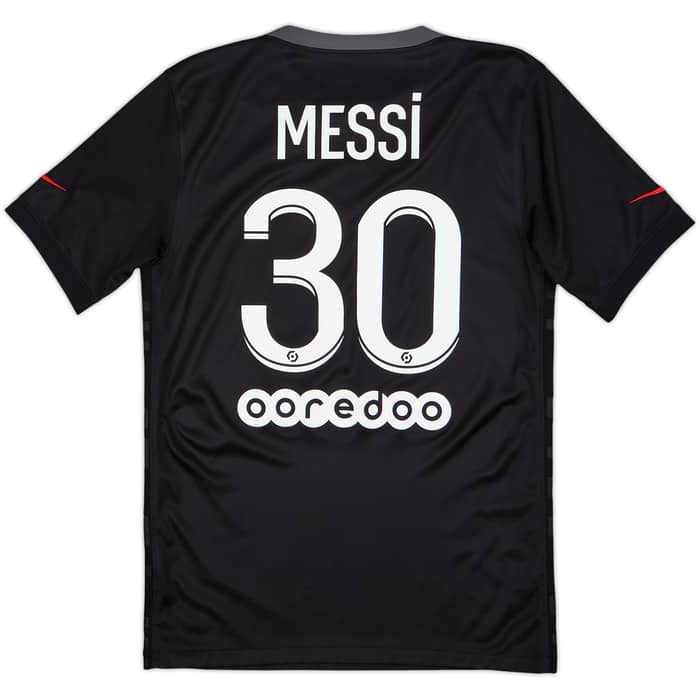 2021-22 Paris Saint-Germain Third Shirt Messi #30 - 8/10 - (S)