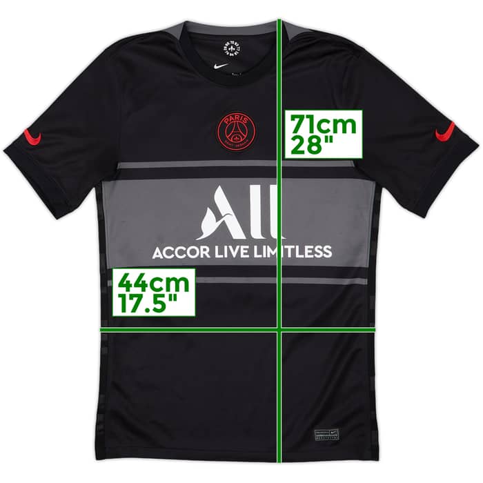 2021-22 Paris Saint-Germain Third Shirt Messi #30 - 8/10 - (S)