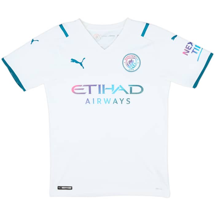2021-22 Manchester City Away Shirt De Bruyne #17 - 9/10 - (S)
