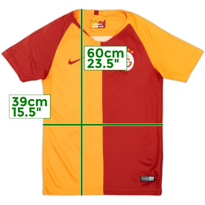 2018-19 Galatasaray Home Shirt - 8/10 - (M.Boys)
