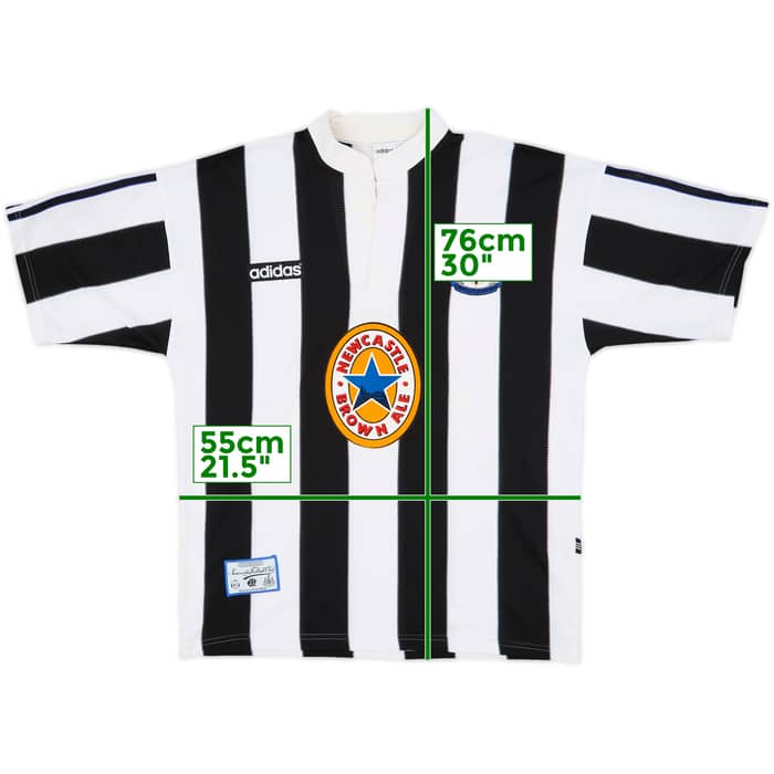 1995-97 Newcastle Home Shirt Asprilla #11 - 9/10 - (L)
