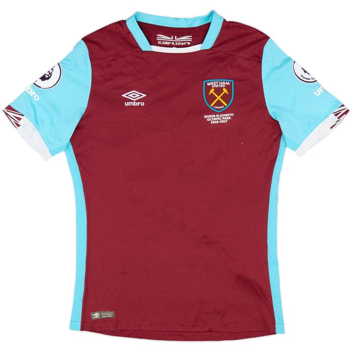 2016-17 West Ham Home Shirt & Shorts Payet #27 - 7/10 - (L.Boys)