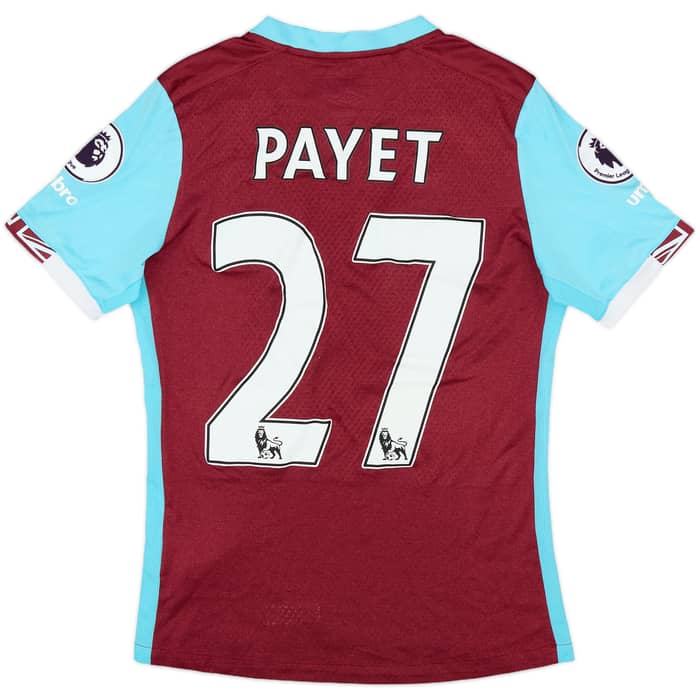 2016-17 West Ham Home Shirt & Shorts Payet #27 - 7/10 - (L.Boys)