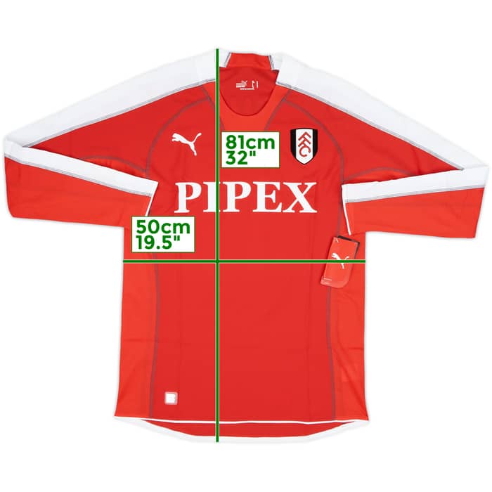 2005-06 Fulham Away L/S Shirt Boa Morte #11 (M)