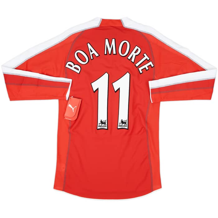 2005-06 Fulham Away L/S Shirt Boa Morte #11 (S)