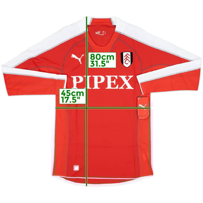 2005-06 Fulham Away L/S Shirt Boa Morte #11 (S)