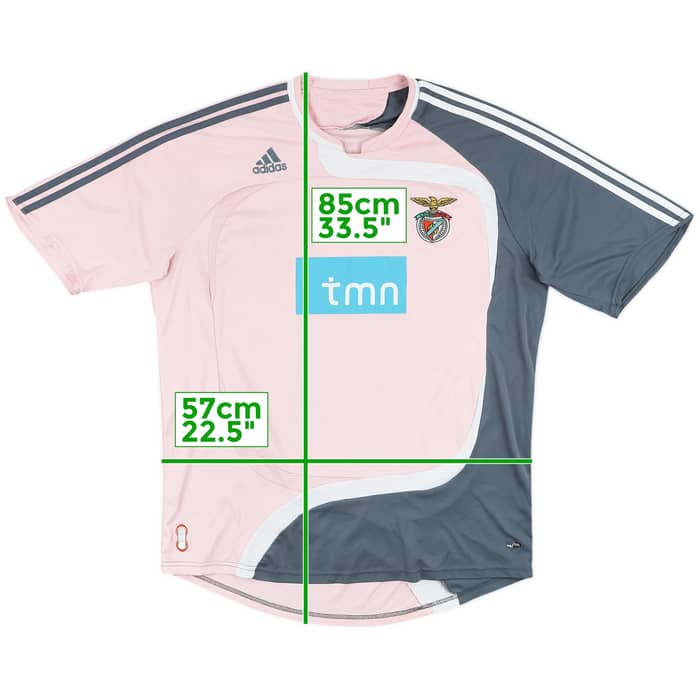 2007-08 Benfica Away Shirt - 6/10 - (XL)