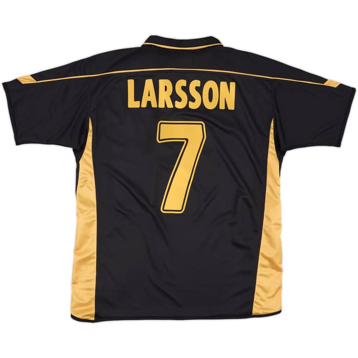 2003-04 Celtic Away Shirt Larsson #7 - 8/10 - (L)