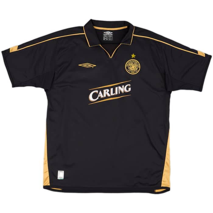 2003-04 Celtic Away Shirt Larsson #7 - 8/10 - (L)