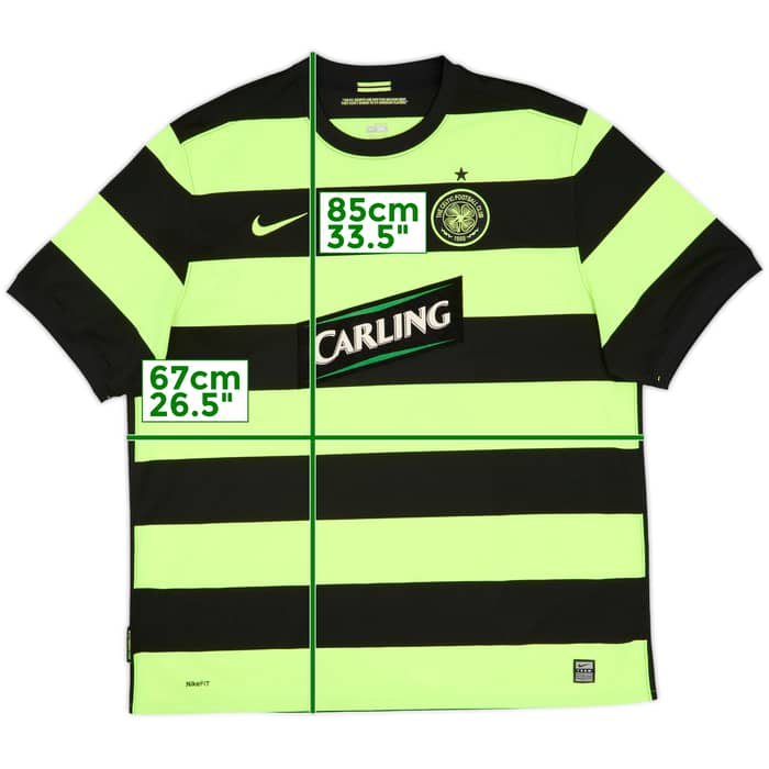 2009-11 Celtic Away Shirt - 7/10 - (3XL)