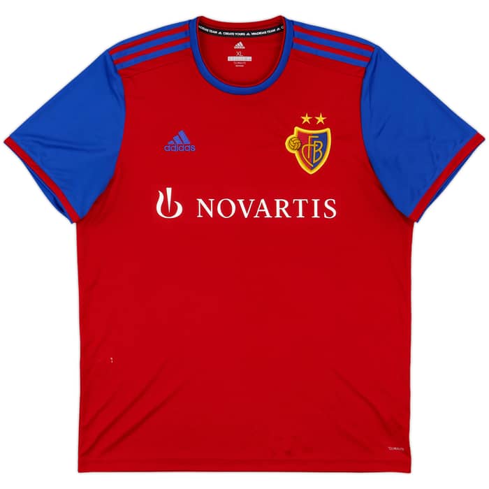 2019-20 FC Basel Home Shirt - 7/10 - (XL)